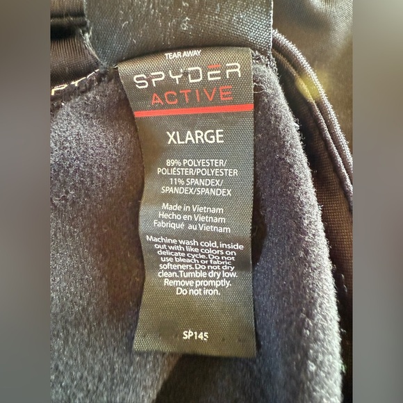 Spyder active Women’s quarter zip pull over jacket  size XL - Picture 7 of 9
